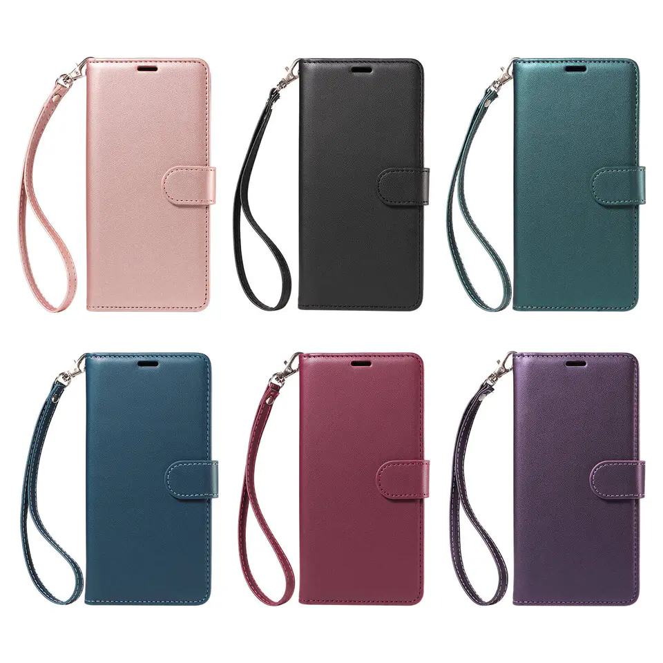 JHWVVTF Wallet Flip Case for iPhone 16 Pro, RFID-Blocking (Wine Red), view 8