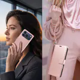 JHWVVTF Wallet Flip Case for iPhone 17 Pro, RFID-Blocking (Rose Gold), view 2