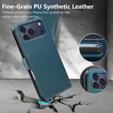 JHWVVTF Wallet Flip Case for iPhone 17 Pro Max, RFID-Blocking (Navy Blue), view 6
