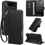 JHWVVTF Wallet Flip Case for iPhone Air, RFID-Blocking (Black), view 1