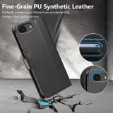 JHWVVTF Wallet Flip Case for iPhone 16E/17E, RFID-Blocking (Black), view 6