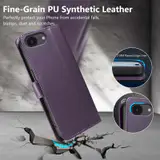 JHWVVTF Wallet Flip Case for iPhone 16E/17E, RFID-Blocking (Purple), view 6