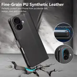JHWVVTF Wallet Case for iPhone 17, RFID-Blocking, 3 Card Slots (Black), view 6
