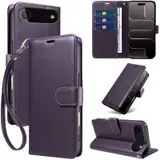 JHWVVTF Wallet Flip Case for iPhone Air, RFID-Blocking (Purple), view 1