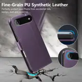 JHWVVTF Wallet Flip Case for iPhone Air, RFID-Blocking (Purple), view 6