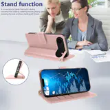 JHWVVTF Wallet Flip Case for iPhone Air, RFID-Blocking (Rose Gold), view 5